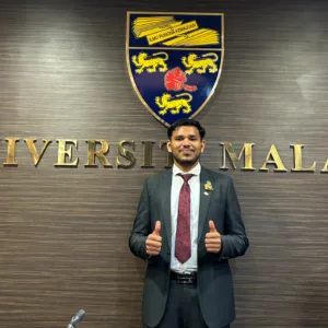 Syed Mohamad Rafid berlari dari padang permainan ke pentas kepimpinan