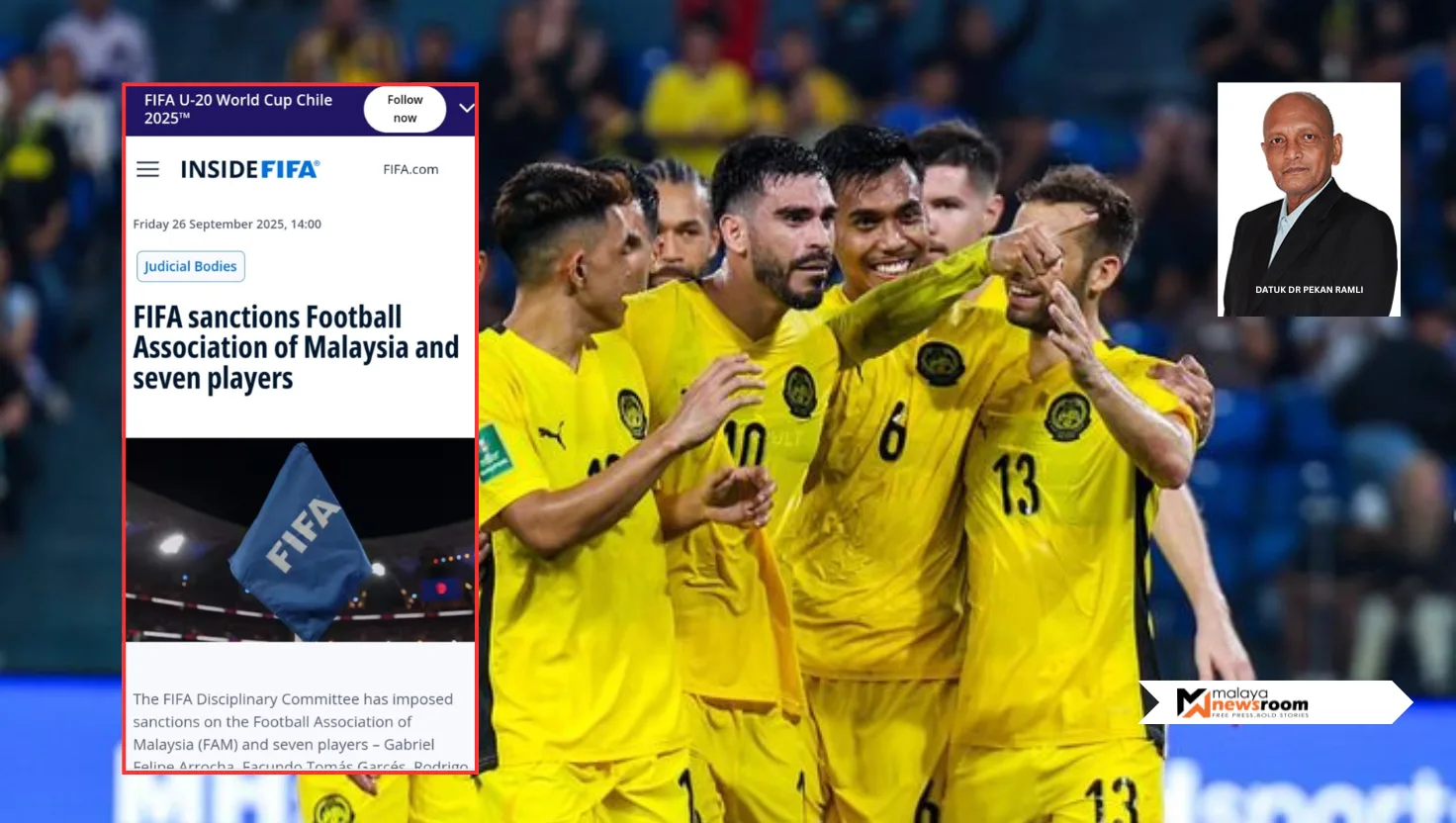 Denda FIFA kepada FAM musibah besar, calar imej bola sepak negara