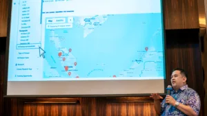 [Photo] Dr Mahayuddin Abdul Manap (President of MSNMMI) sharing about MyNuCLEaR